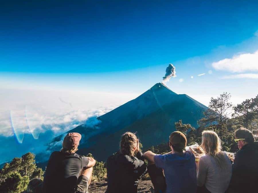 2-day tour from Antigua 1 night in Acatenango Volcano - La Soledad to base camp, about five hard hours