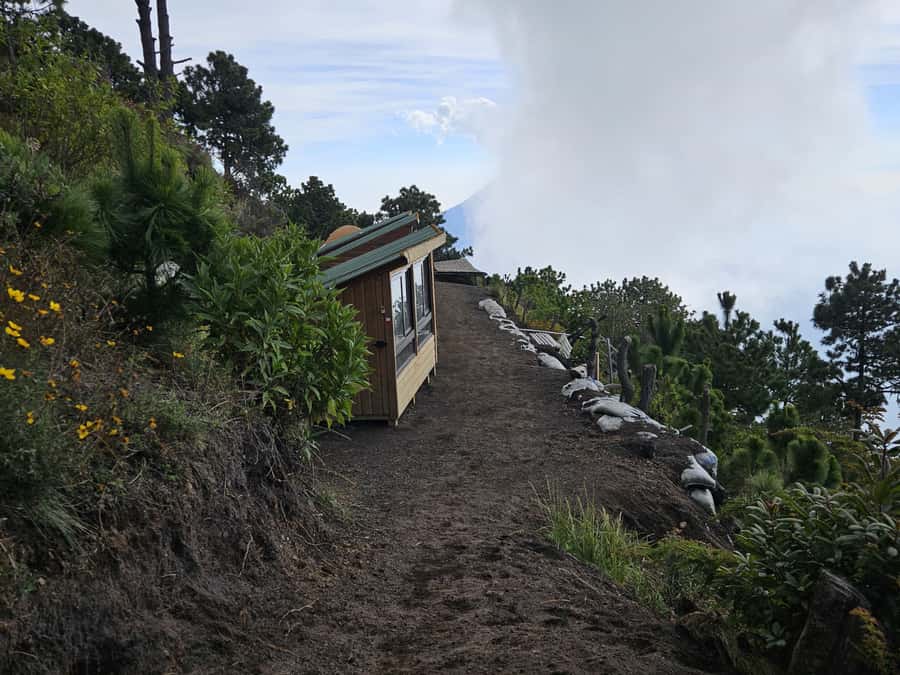 2-day tour from Antigua 1 night in Acatenango Volcano - Base camp cabins, dinner, and Fuego after dark