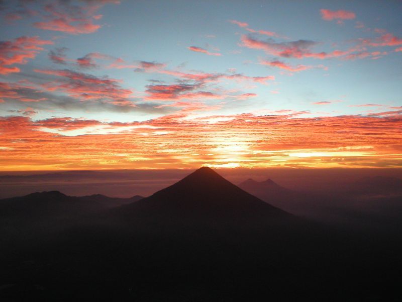 Acatenango Volcano 2-Day Hike - Higher forests and the approach to camp