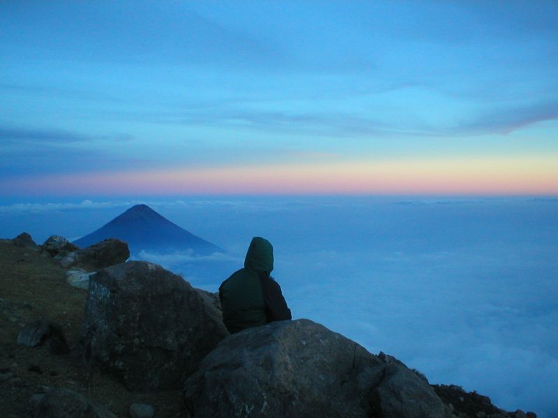 Acatenango Volcano 2-Day Hike - Camp at 3,750 meters, with Fuego across the valley