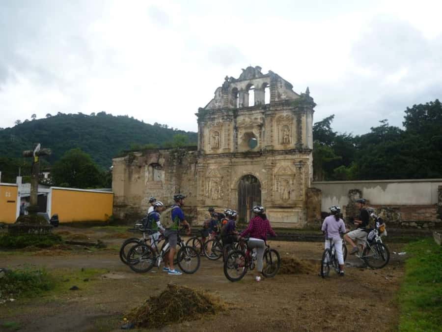 Antigua Half-Day Lost Cities of the Almolonga Bike Tour - Leaving Antigua behind at 9:00