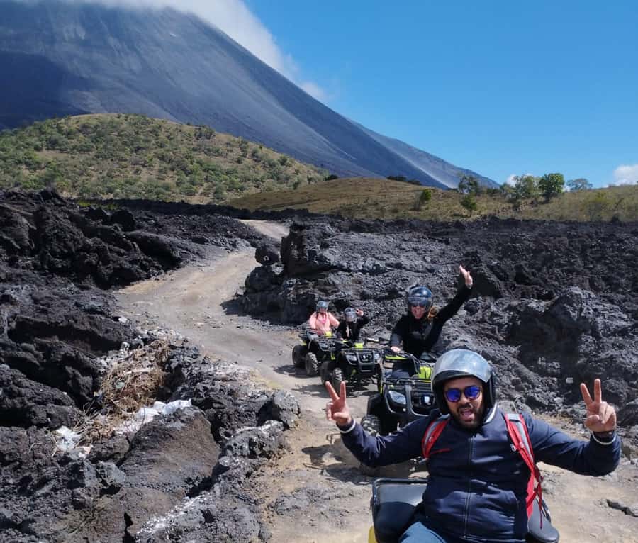 Antigua: Pacaya Volcano ATV Tour - The ATV route through forest and village roads
