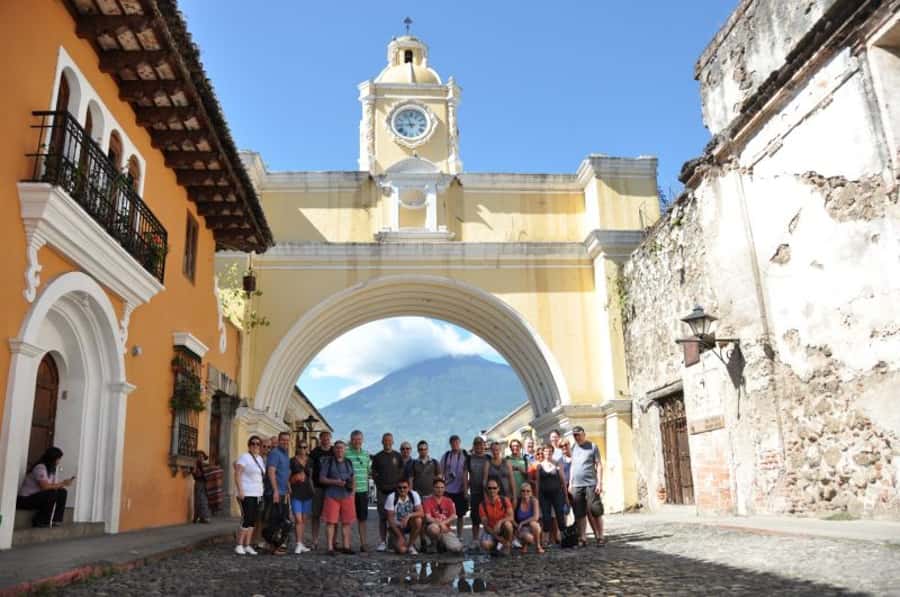 Antigua Sip 'n Cycle Half-Day Bike Ride and Coffee Tour - Arriving at Finca Azotea outside Jocotenango