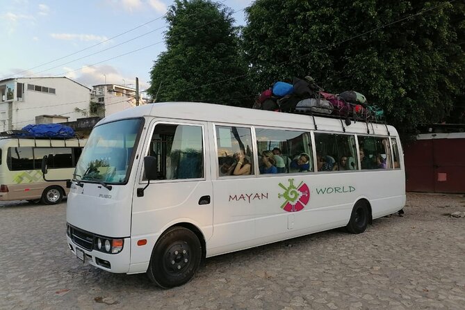 Bus transfer from Flores, Guatemala to Belize City - Leaving Flores at 6:00 am
