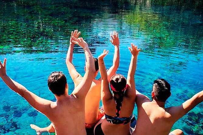 Discover "Crater Azul" & Its Crystal-Clear Waters On A Full-Day Tour From Flores - Leaving Flores for a day beside the water