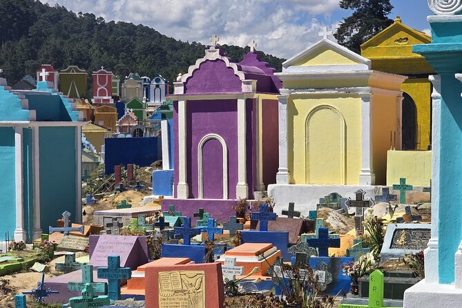 Explore the Market of Chichicastenango from Panajachel - The colorful Chichicastenango cemetery
