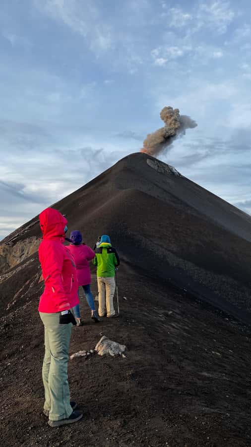 From Antigua: 2-Day Acatenango Volcano Hiking with Guide - The optional three-hour Fuego hike