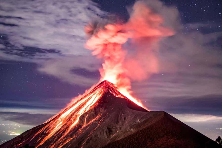From Antigua: Adventure, 2-Day Hiking to Acatenango Volcano - La Soledad and the steep trail upward