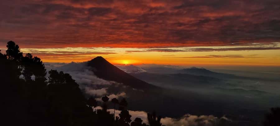From Antigua: Adventure, 2-Day Hiking to Acatenango Volcano - Reaching base camp before sunset
