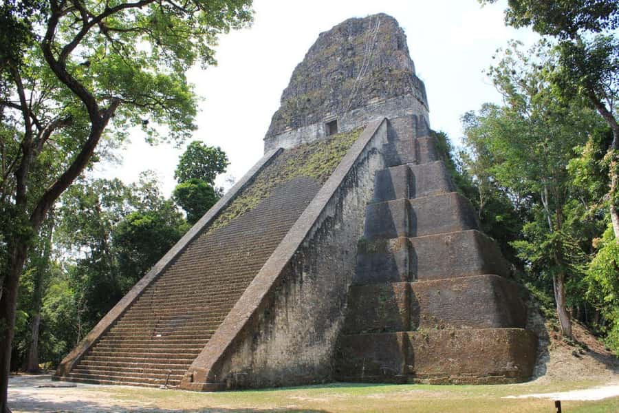 From Flores, Petén: Tikal Mayan Ruins Adventure - The 75-minute ride from Flores