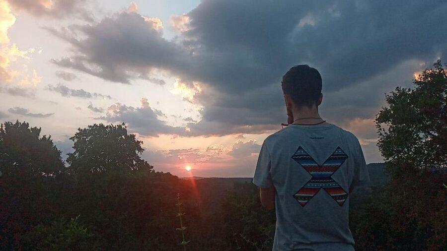 From Flores: Tikal Sunrise Archaeological Tour - Temple IV and the uncertain sunrise
