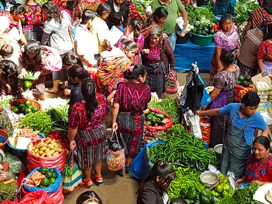 From Guatemala City: Chichicastenango and Lake Atitlan - Entering Chichicastenango Market on Thursday or Sunday
