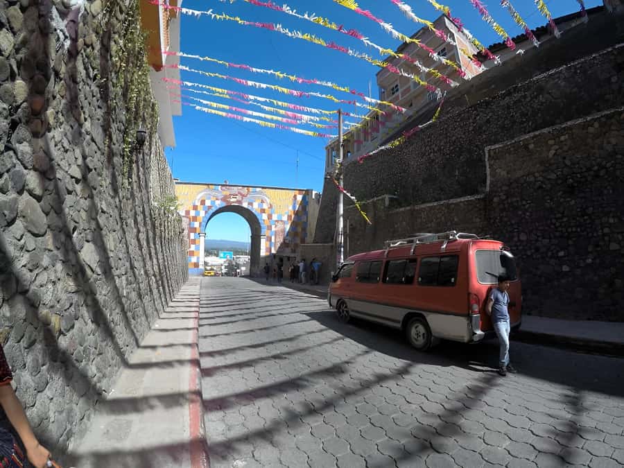 From Guatemala City Chichicastenango in 1 day. - Entering the Chichicastenango Market