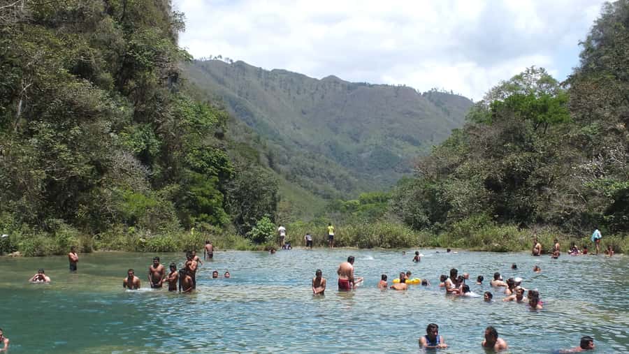 From Lanquin: Semuc Champey Park and Kanba Cave Guided Tour - Leaving Lanquin in a local safety truck
