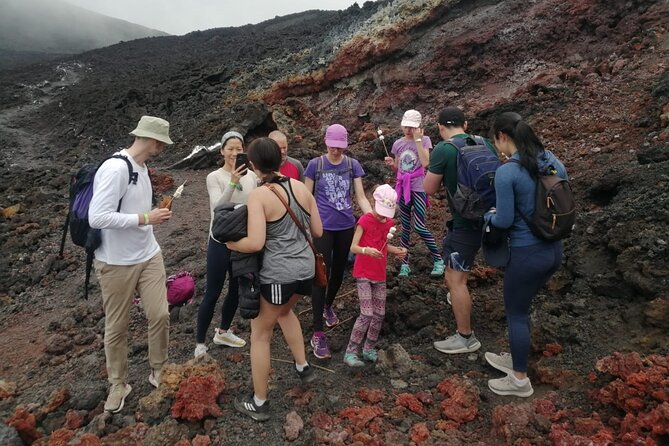 Hike to Pacaya Volcano from Antigua - The first climb through forest and volcanic ground
