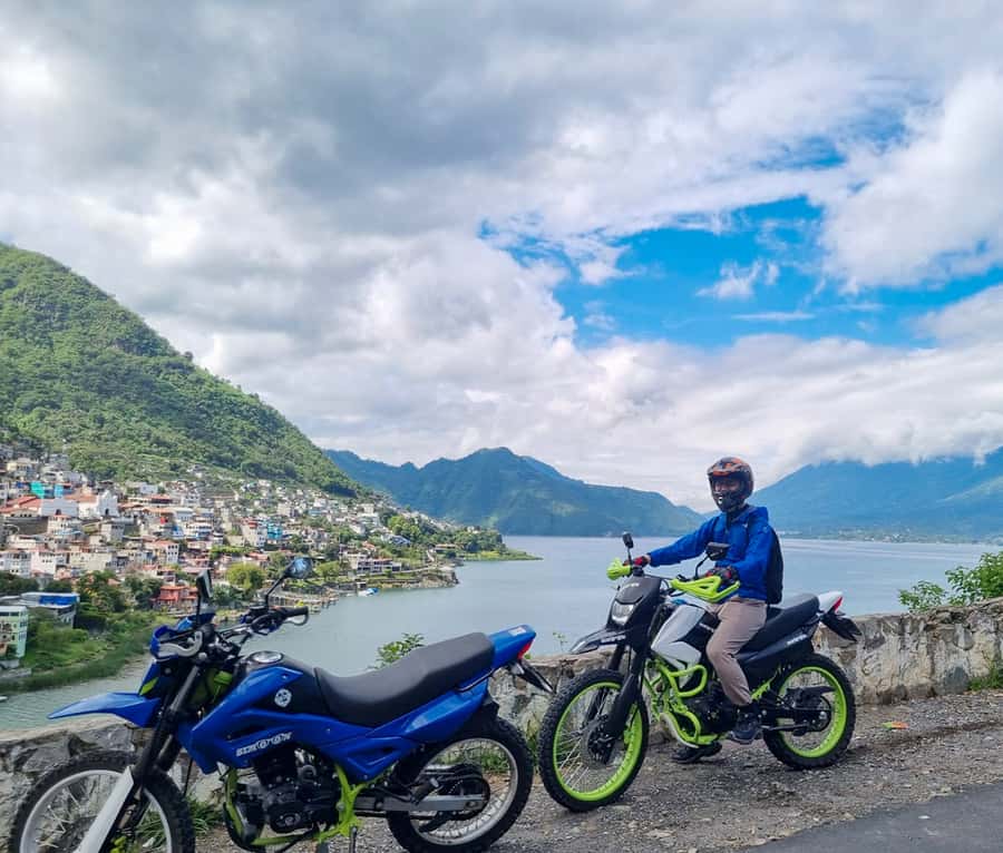 Lake Atitlán Motorcycle Adventure - Santiago, Atitlán, and lunch by the water