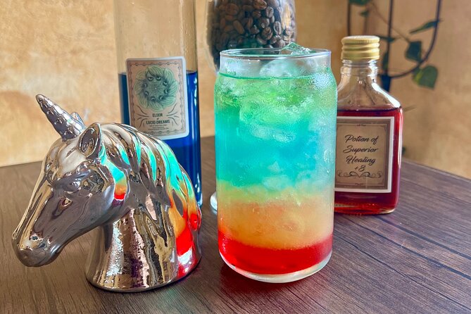 Magical Cocktail Tasting – Fantasy Themed Mixology in Antigua - Three drinks with a mythology theme