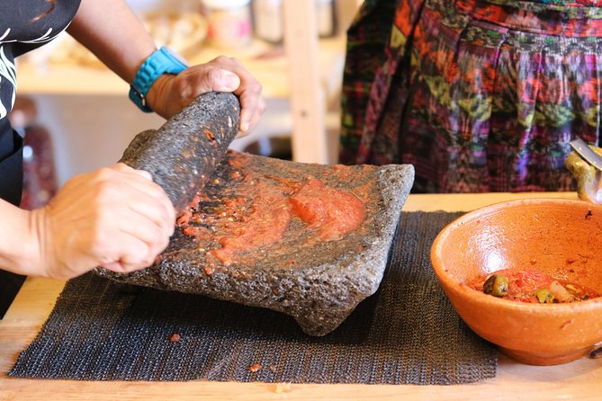 Make your own Mayan Pepian - Cooking class - From Parque Central to Santa Ana Village