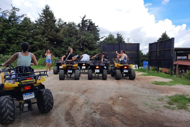 Mountains and Majestic Coelages of Antigua on ATV - Hobbitenango: playful views above Antigua