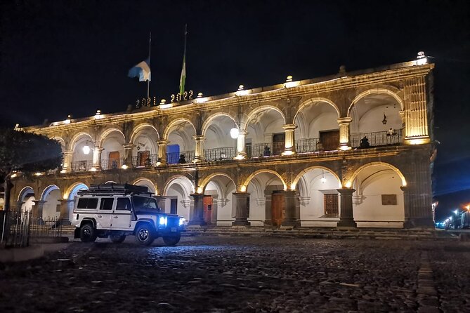 Night Photo Tour in Guatemala City - The National Palace of Culture at night