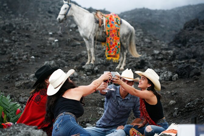 Pacaya Volcano Luxury Sunset Horseback Riding Tour/ Dinner Cooked by-Lava Chef - From Antigua to the waiting horses