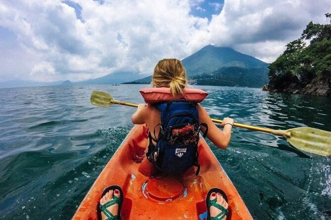 Private Full-day Paragliding and Kayaking at Lake Atitlan - From the air to a kayak at Jardines del Lago