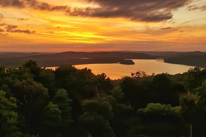 Private Yaxha Archaeological Sunset Tour - A quick pause at Lake Macanche