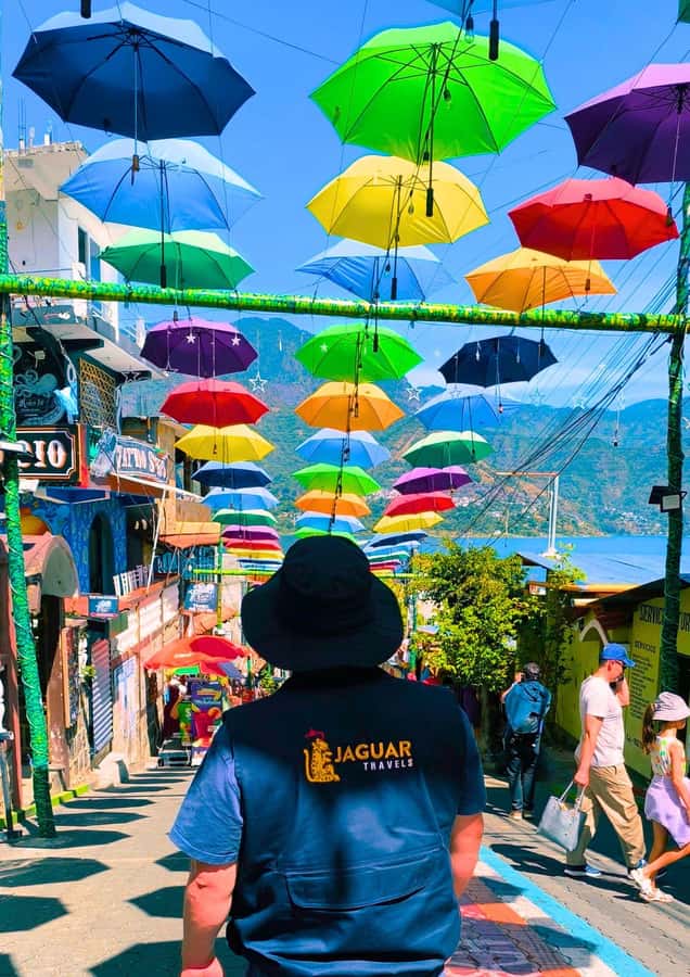 San Juan and Lake Atitlán Tour:From Guatemala City & Antigua - Panajachel gives you the first big lake view