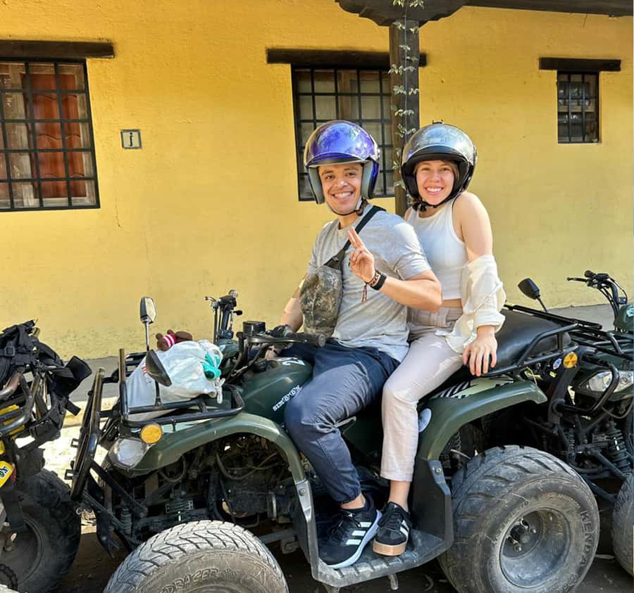 Sky high ATV adventure - El Cerro de la Cruz: Antigua from about 5,000 feet