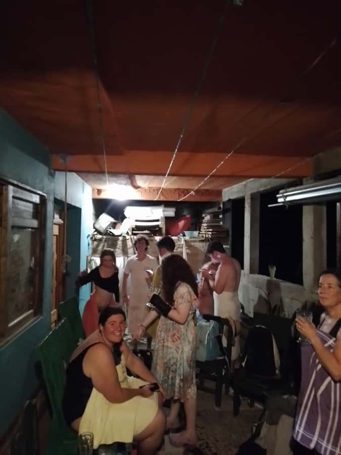 Temazcal sauna and dinner experience, cultural sharing - Moving from steam to a Guatemalan family dinner