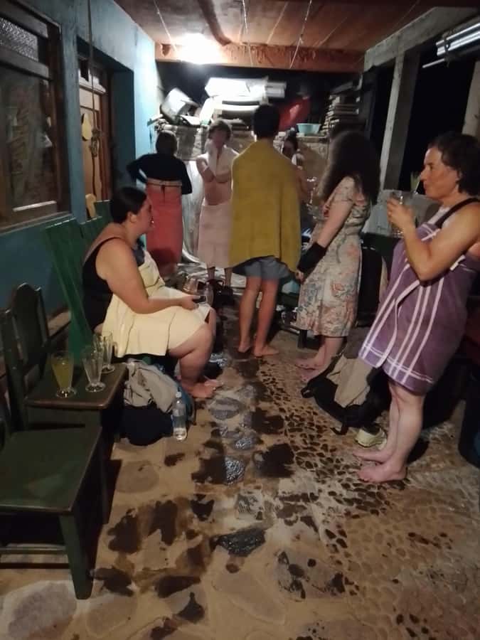 Temazcal sauna and dinner experience, cultural sharing - Conversation with Raquel and her family
