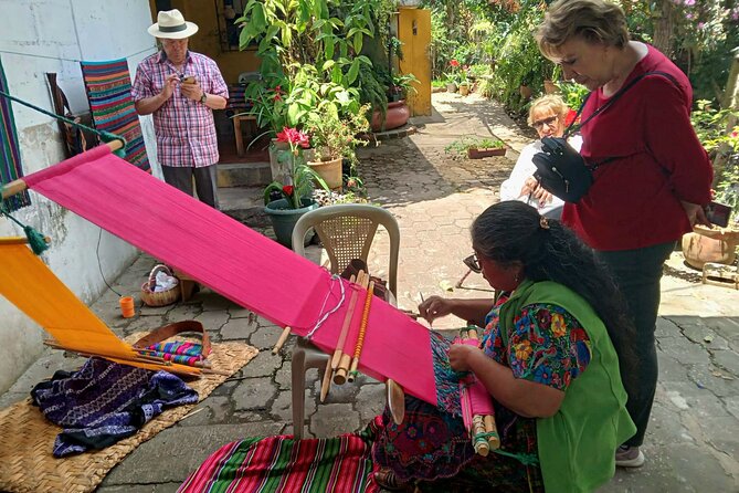 Textile tour from Puerto Quetzal - Meeting Doña Carolina’s Textiles in San Antonio Aguas Calientes