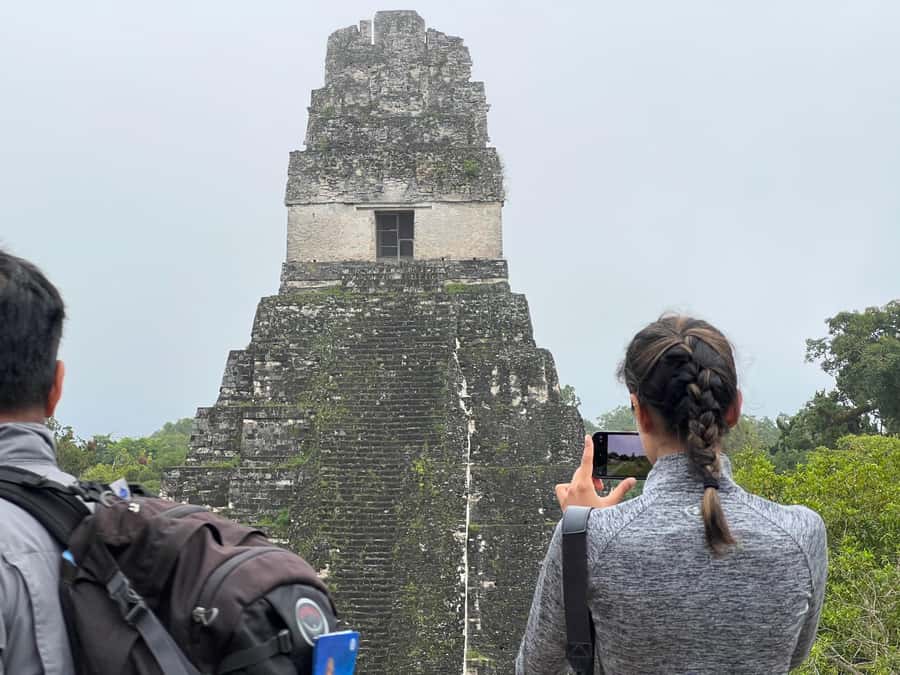 Tikal Full Day with Dedicated Exploration of the Monuments - Temple V, Tikal’s unusual southern monument