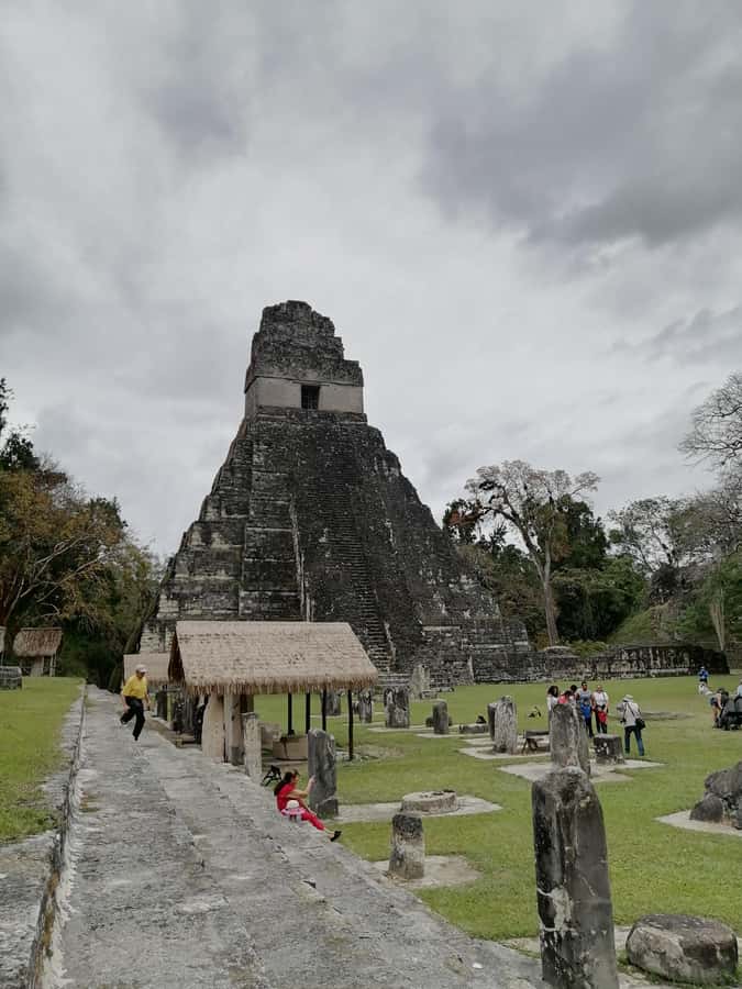 Tikal Guatemala - The Ride Into Tikal, With a Short Viewpoint Stop