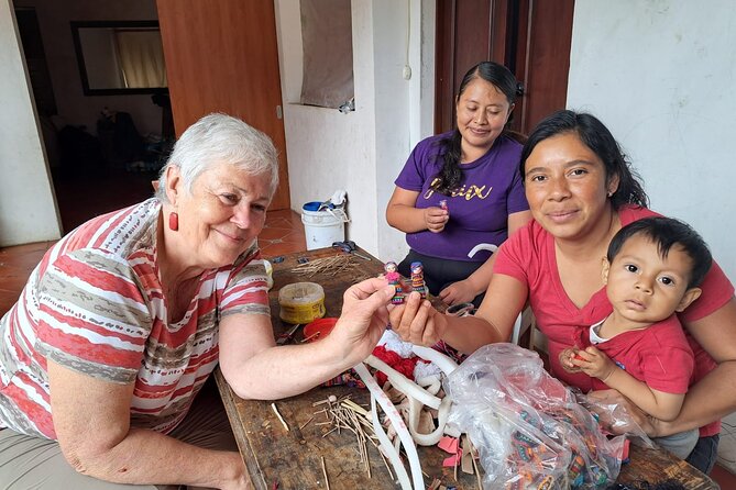 Worry Doll Workshop with Doña Rosa - The Chicken Bus Is Part of the Experience
