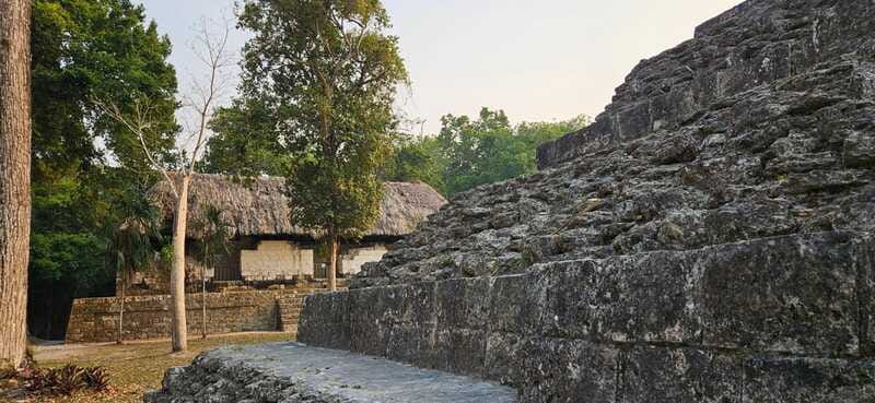 Yaxha at sunset with transportation, guide plus entrance - The evening return to Flores